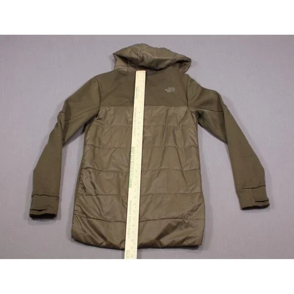 The North Face Women's Motivation Hybrid Green Hooded Nylon Jacket Flash Dry XS - Picture 5 of 11